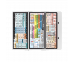 WhiteCoat Clipboard® Trifold - White Food Industry Edition